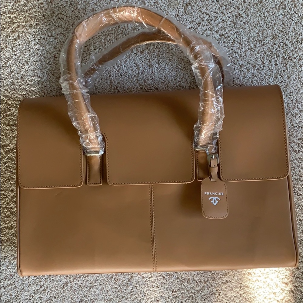 NEW! Francine Leather Laptop Bag